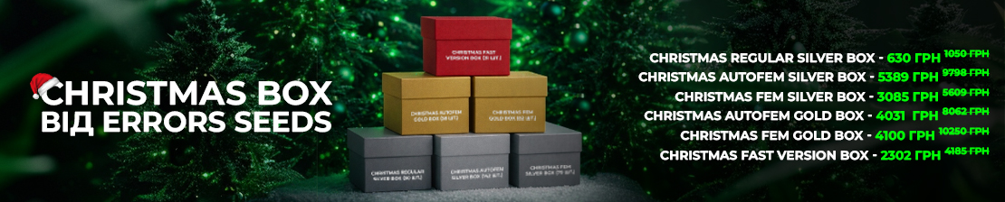 Новогодние боксы от Errors Seeds!