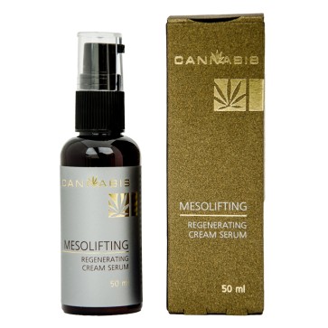 Крем-сыворотка конструктор контура лица с экстрактом каннабиса