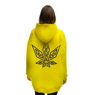 Худи жёлтый (оверсайз)