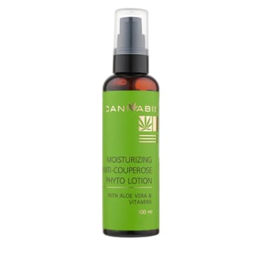 Categories Moisturizing anti-couperose phytolotion with Aloe Vera extract, vitamins A, E, F and cannabis extract