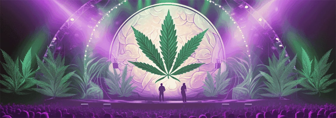 Large scale cannabis festivals