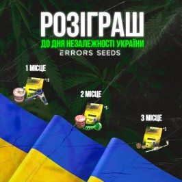 Праздничный розыгрыш от Errors Seeds и получай призы в честь наступающего Дня Независимости Украины