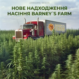 Нове надходження насіння конопель від Barneys Farm