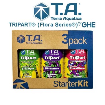 StarterKit Tripart Terra Aquatica для мягкой воды 3 по 0.5L + Ph down 25г